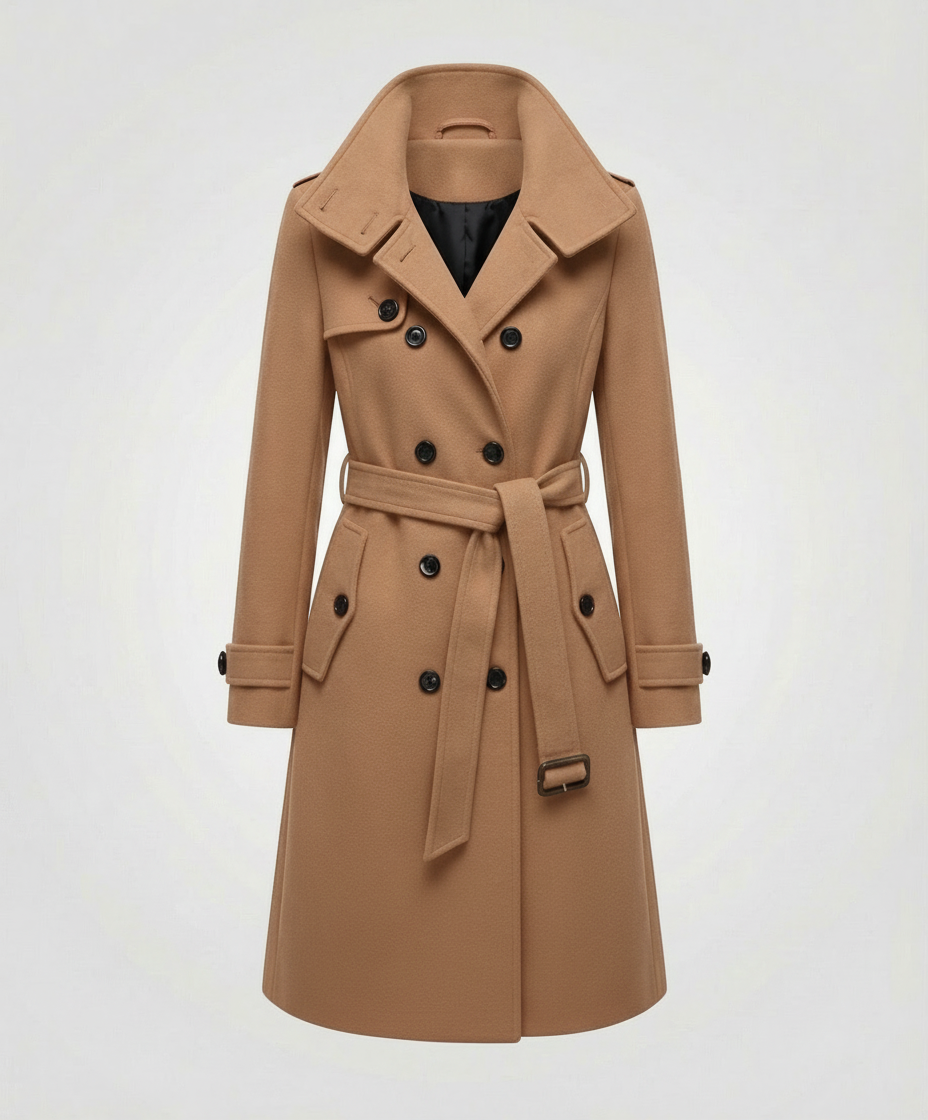 Warmer Damen Trenchcoat Elegant | R&B
