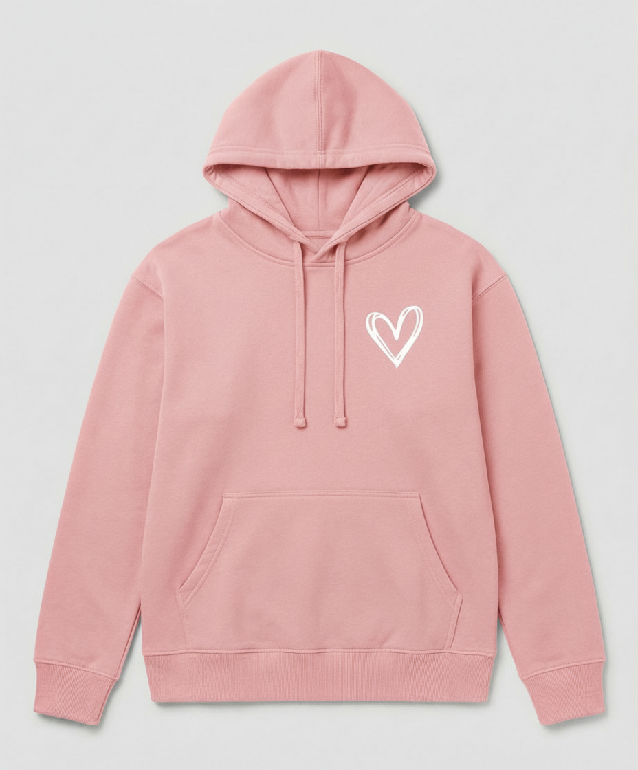 Kapuzenpullover Herzdruck Damen | R&B