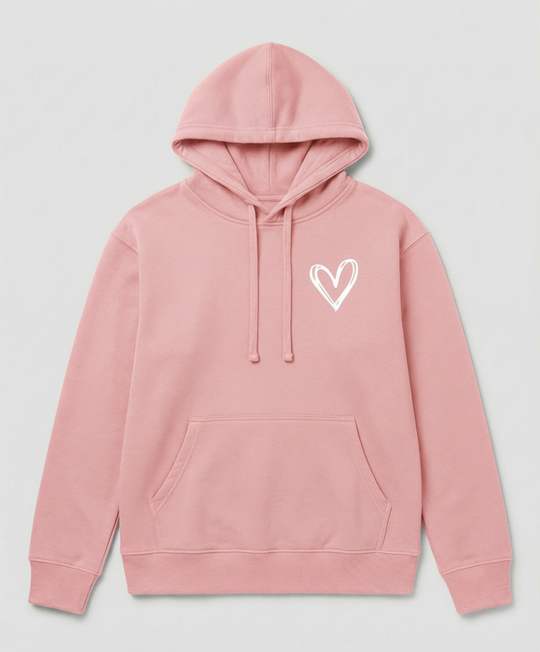Kapuzenpullover Herzdruck Damen | R&B