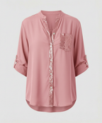 Glitzerbluse Damen Pailletten | R&B