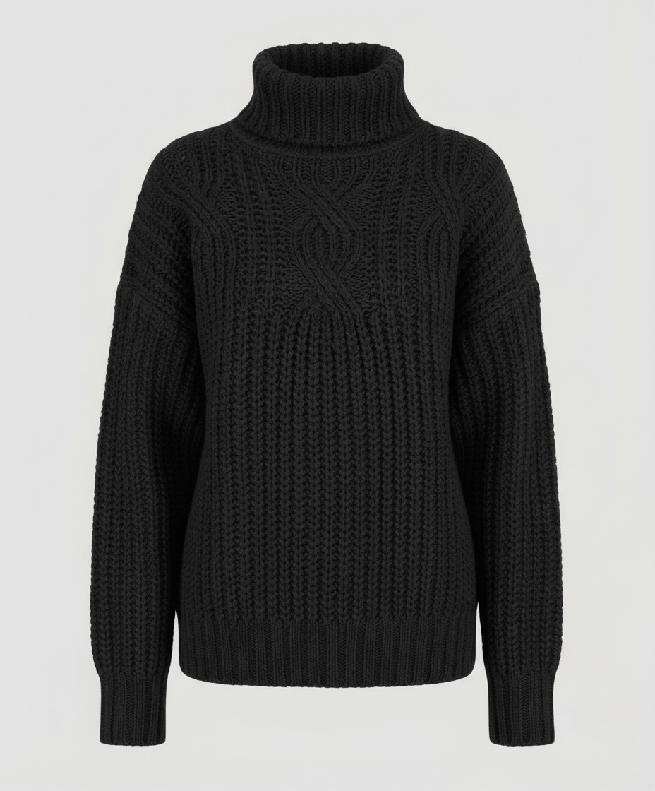 Bequemer Rollkragenpullover Damen | R&B
