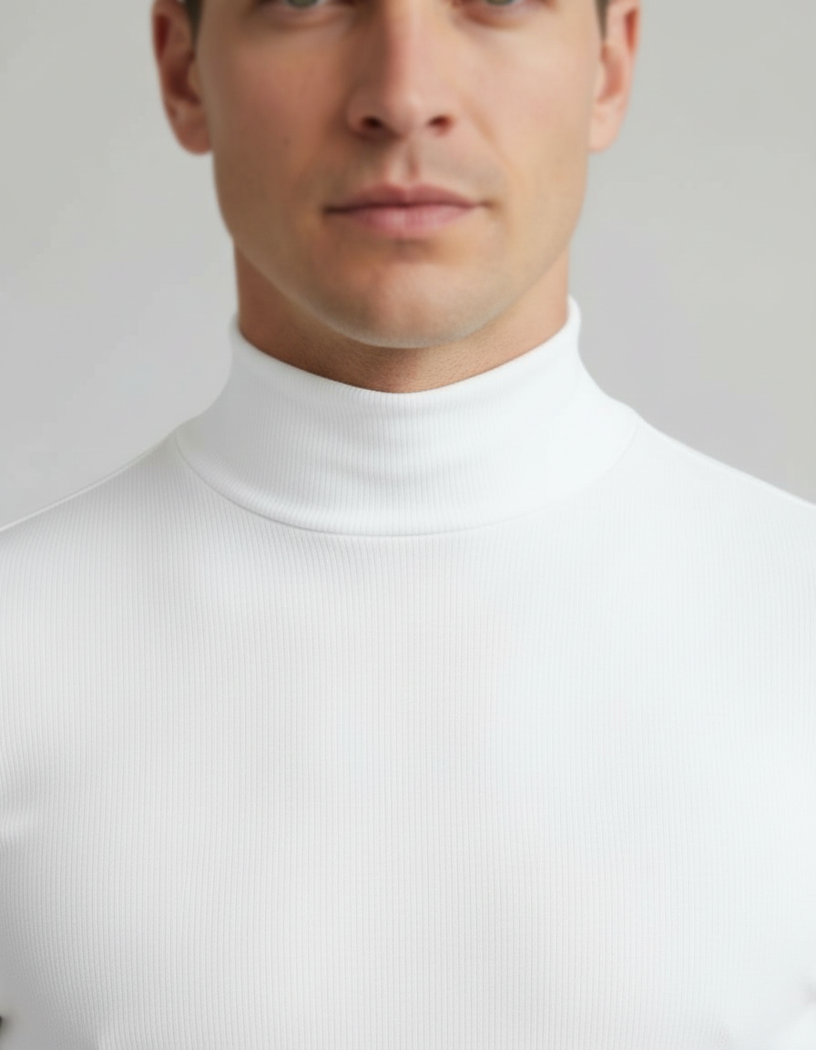 Rollkragen Slim Fit Herrenhemd | R&B