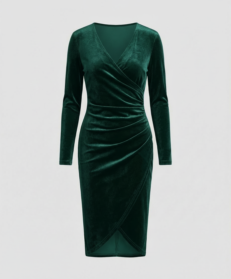 Elegantes Damen Samtkleid | R&B
