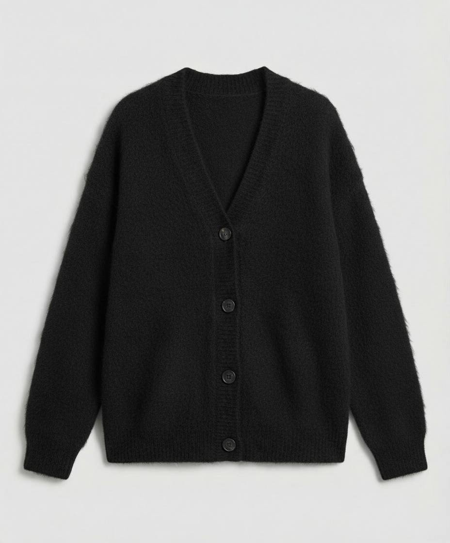 Kuschelige Mohair Strickjacke Damen | R&B
