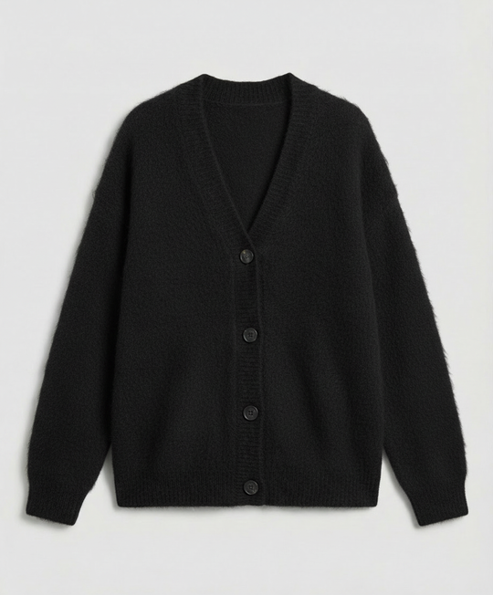 Kuschelige Mohair Strickjacke Damen | R&B