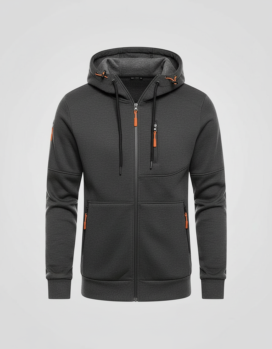 Herren Hoodie Mit Reißverschluss | R&B