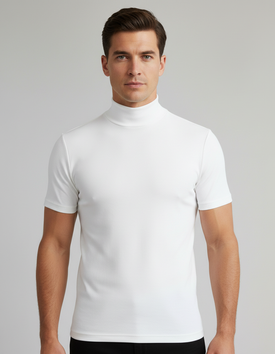 Rollkragen Slim Fit Herrenhemd | R&B