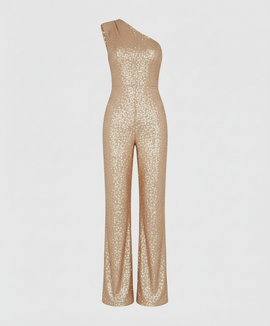 Moderner Pailletten Jumpsuit Damen | R&B