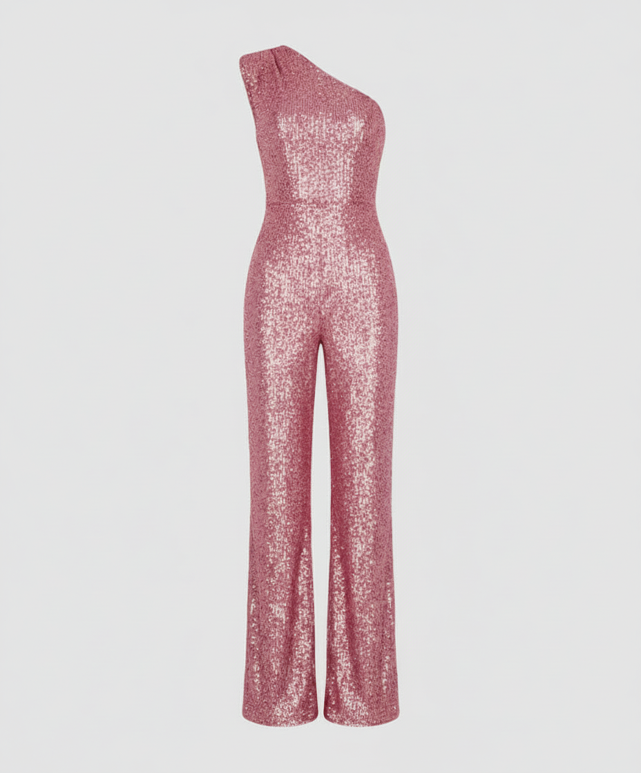 Moderner Pailletten Jumpsuit Damen | R&B