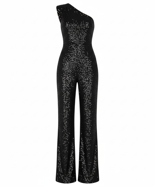 Moderner Pailletten Jumpsuit Damen | R&B