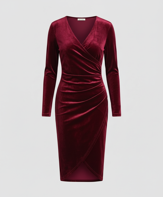 Elegantes Damen Samtkleid | R&B