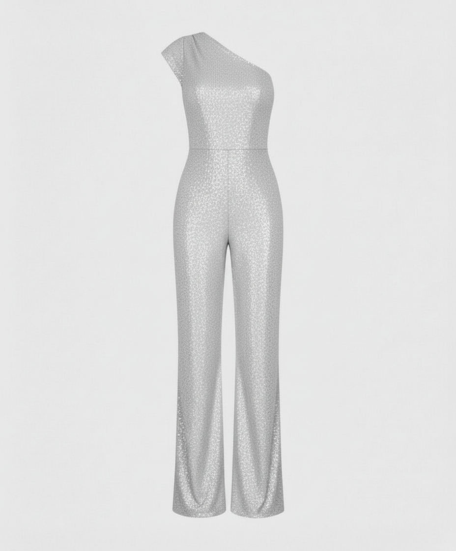 Moderner Pailletten Jumpsuit Damen | R&B