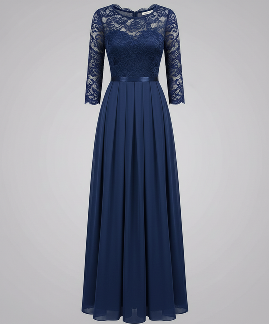 Elegantes Spitzen Brautjungfernkleid | R&B