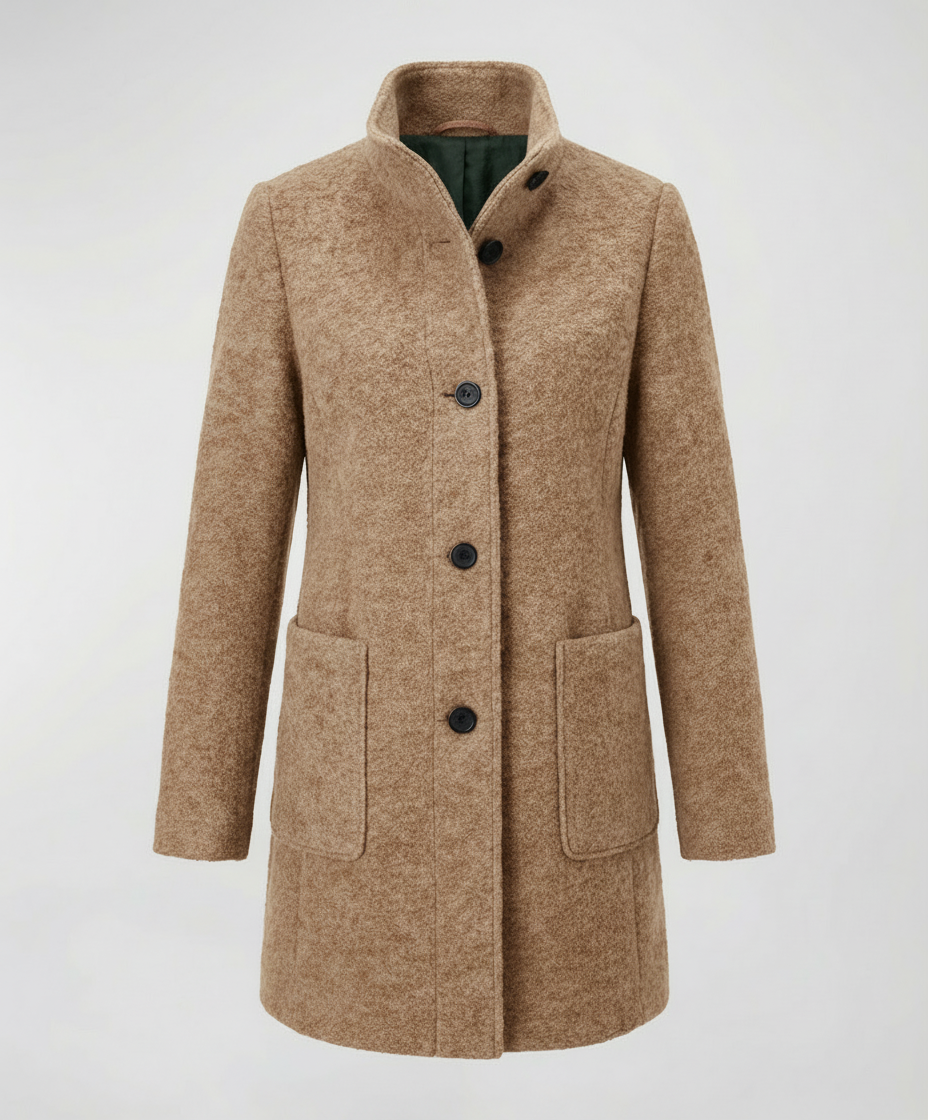Eleganter Vintage Wollmantel Damen | R&B