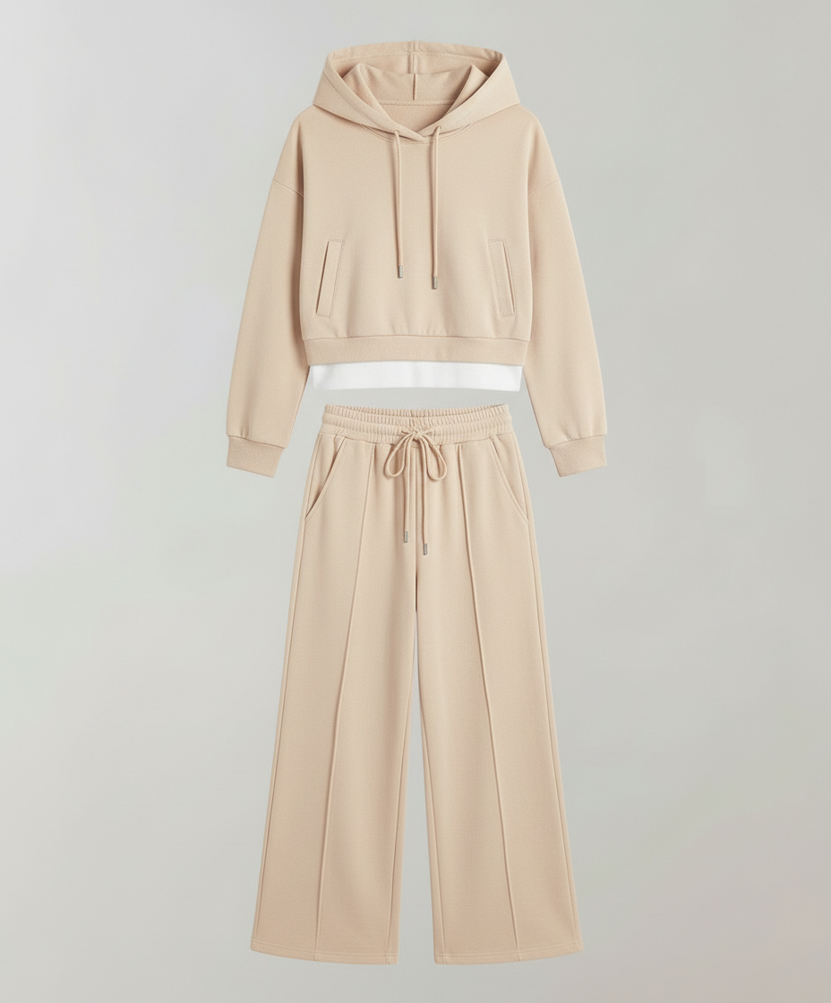 Zweifarbiges Damen Lounge Set | R&B