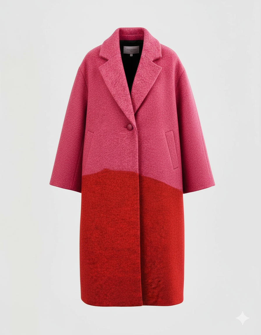 Eleganter Langer Wollmantel Damen | R&B