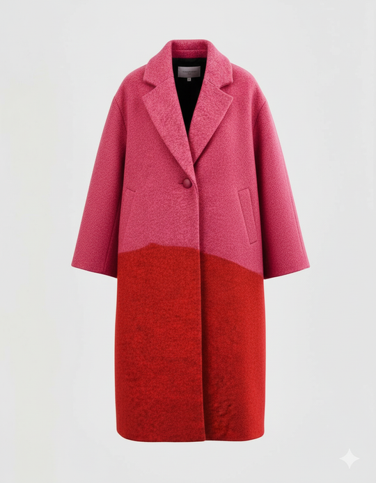 Eleganter Langer Wollmantel Damen | R&B