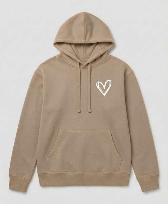 Kapuzenpullover Herzdruck Damen | R&B