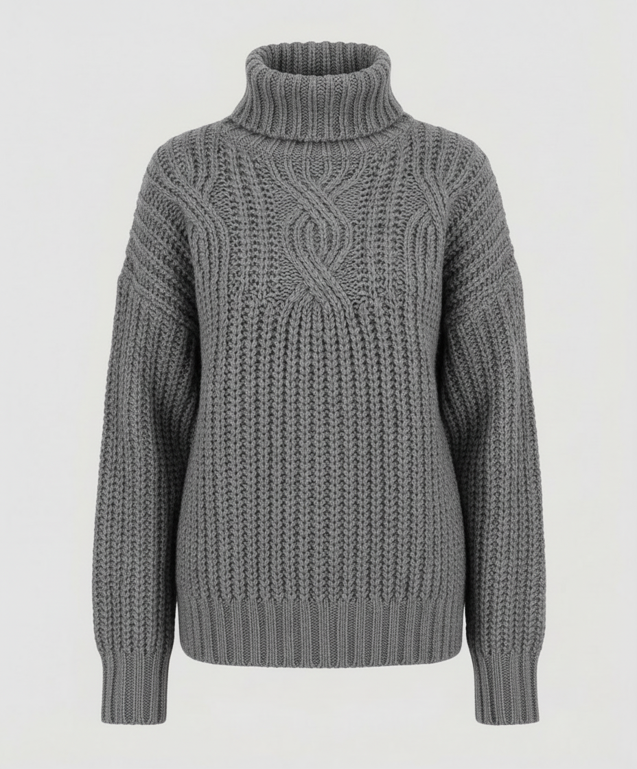 Bequemer Rollkragenpullover Damen | R&B