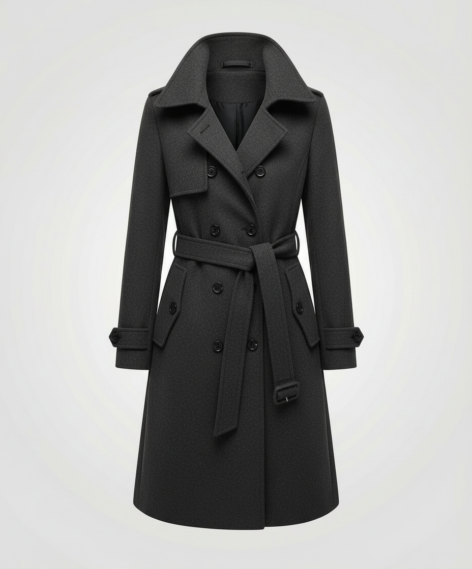 Warmer Damen Trenchcoat Elegant | R&B