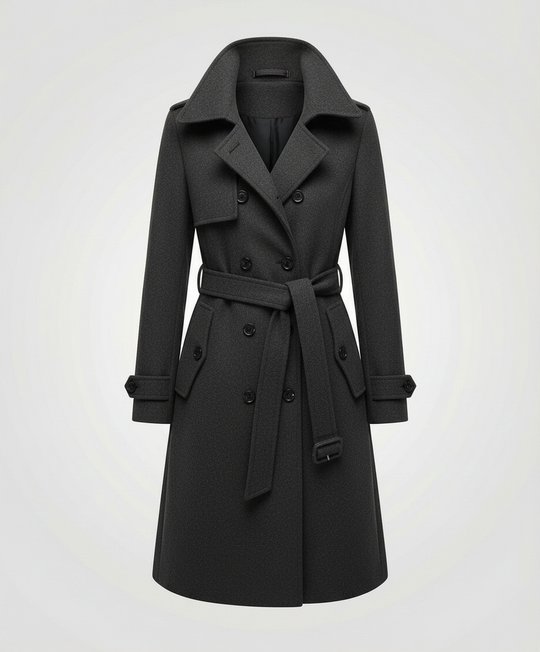 Warmer Damen Trenchcoat Elegant | R&B