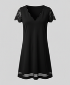 Elegantes Detail Kleid Damen | R&B