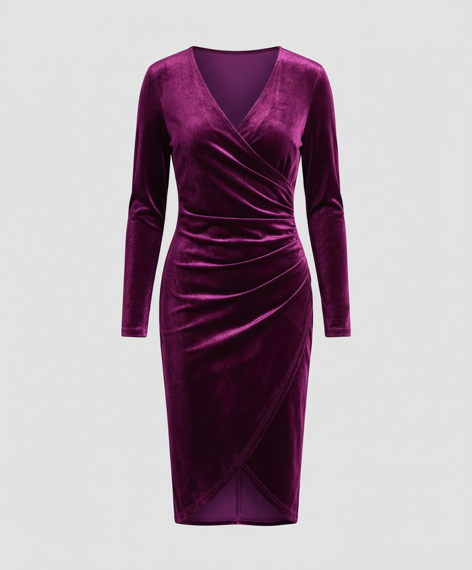 Elegantes Damen Samtkleid | R&B