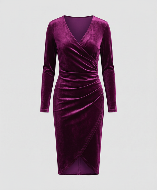 Elegantes Damen Samtkleid | R&B
