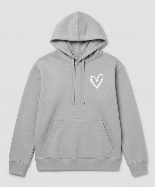 Kapuzenpullover Herzdruck Damen | R&B