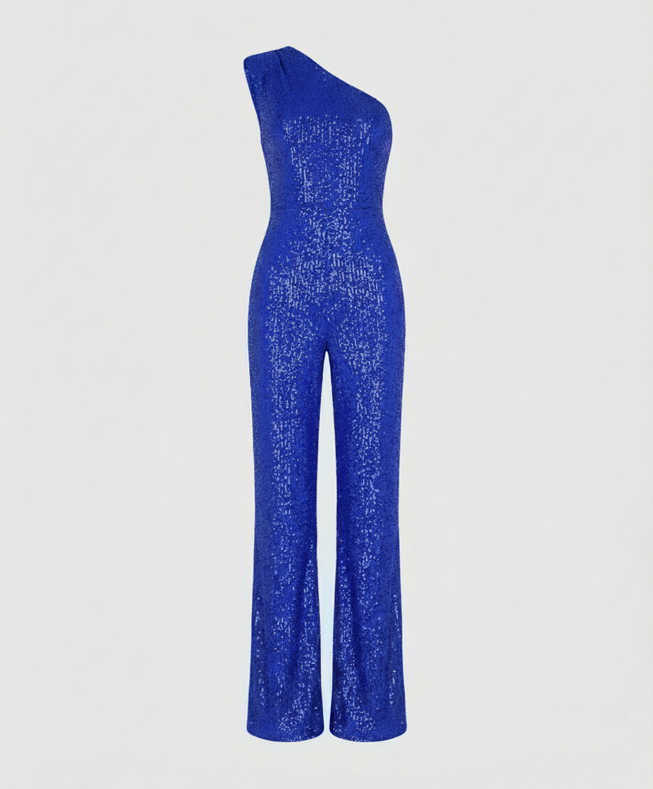 Moderner Pailletten Jumpsuit Damen | R&B