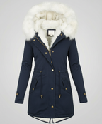 Warme Damen Winterjacke Mittellang | R&B