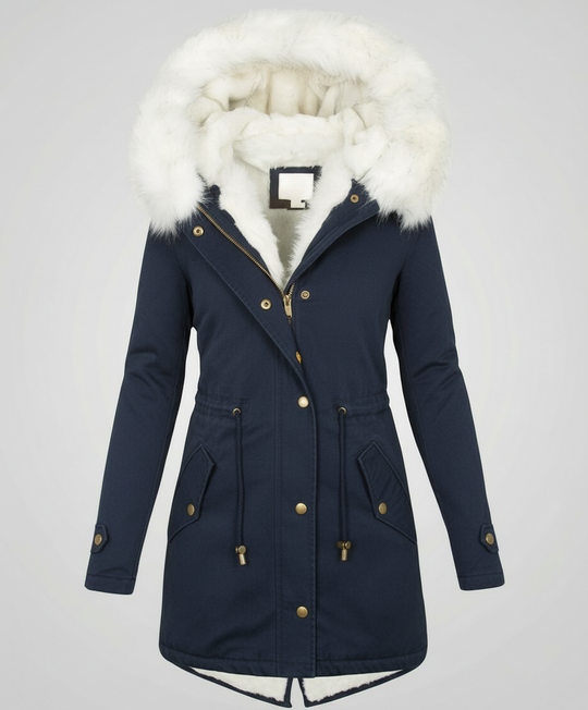 Warme Damen Winterjacke Mittellang | R&B