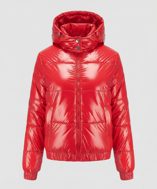 Hochglänzende Damen Steppjacke | R&B