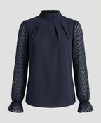 Elegantes Langarm Oberteil Damen | R&B