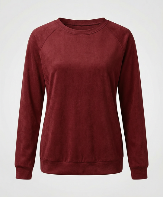 Bequemes Rundhals Sweatshirt Damen | R&B