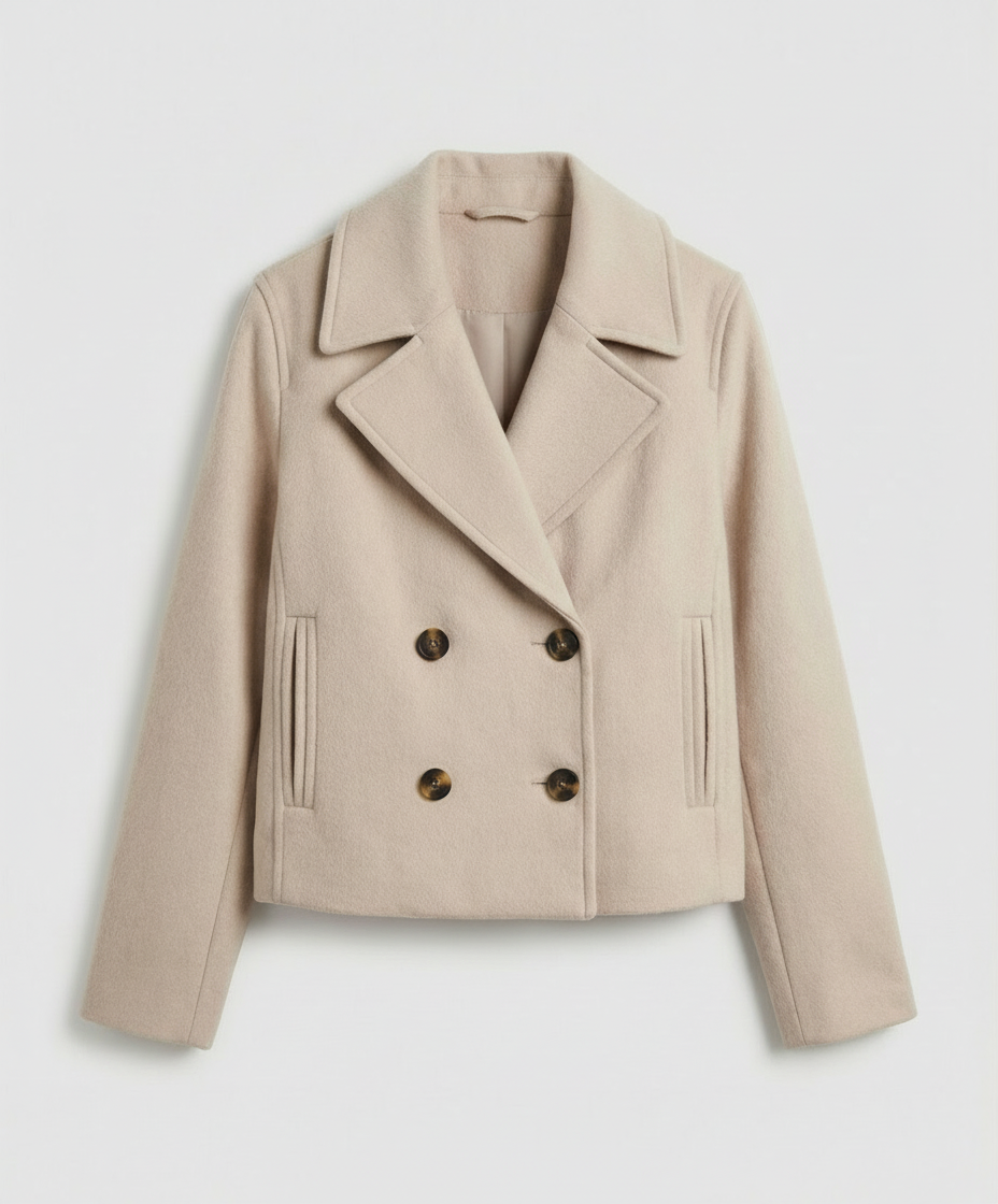 Damen Jacke mit Kurzschnitt & Doppelreiher - R&B
