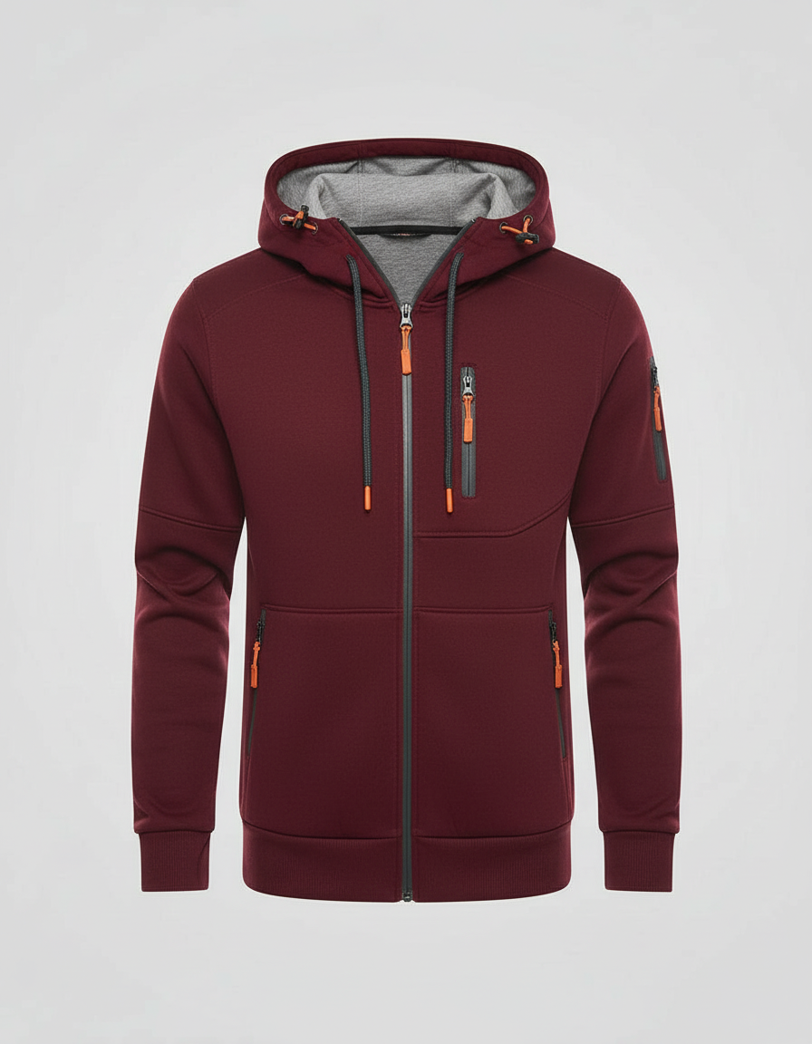 Herren Hoodie Mit Reißverschluss | R&B