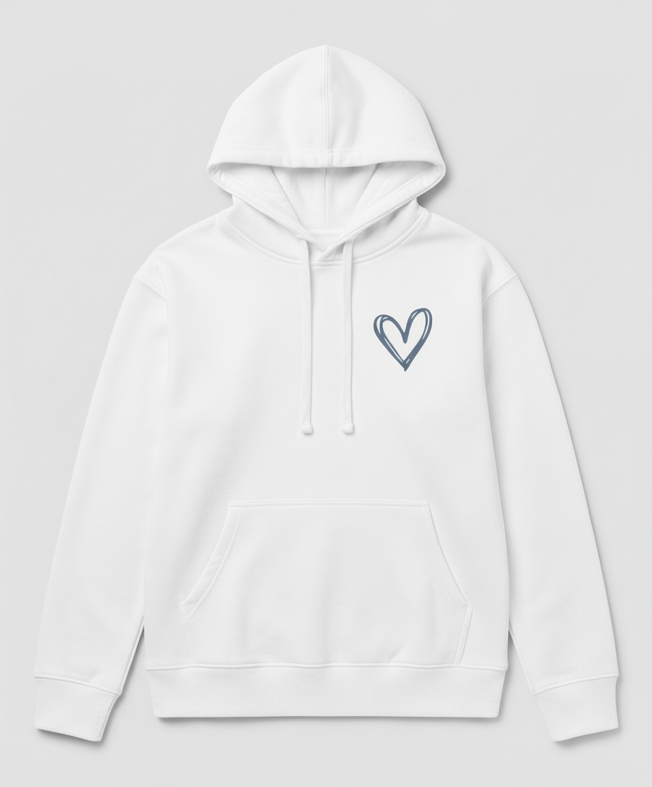 Kapuzenpullover Herzdruck Damen | R&B