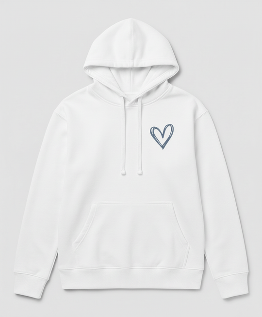Kapuzenpullover Herzdruck Damen | R&B