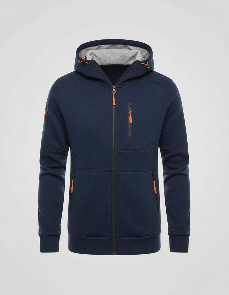 Herren Hoodie Mit Reißverschluss | R&B