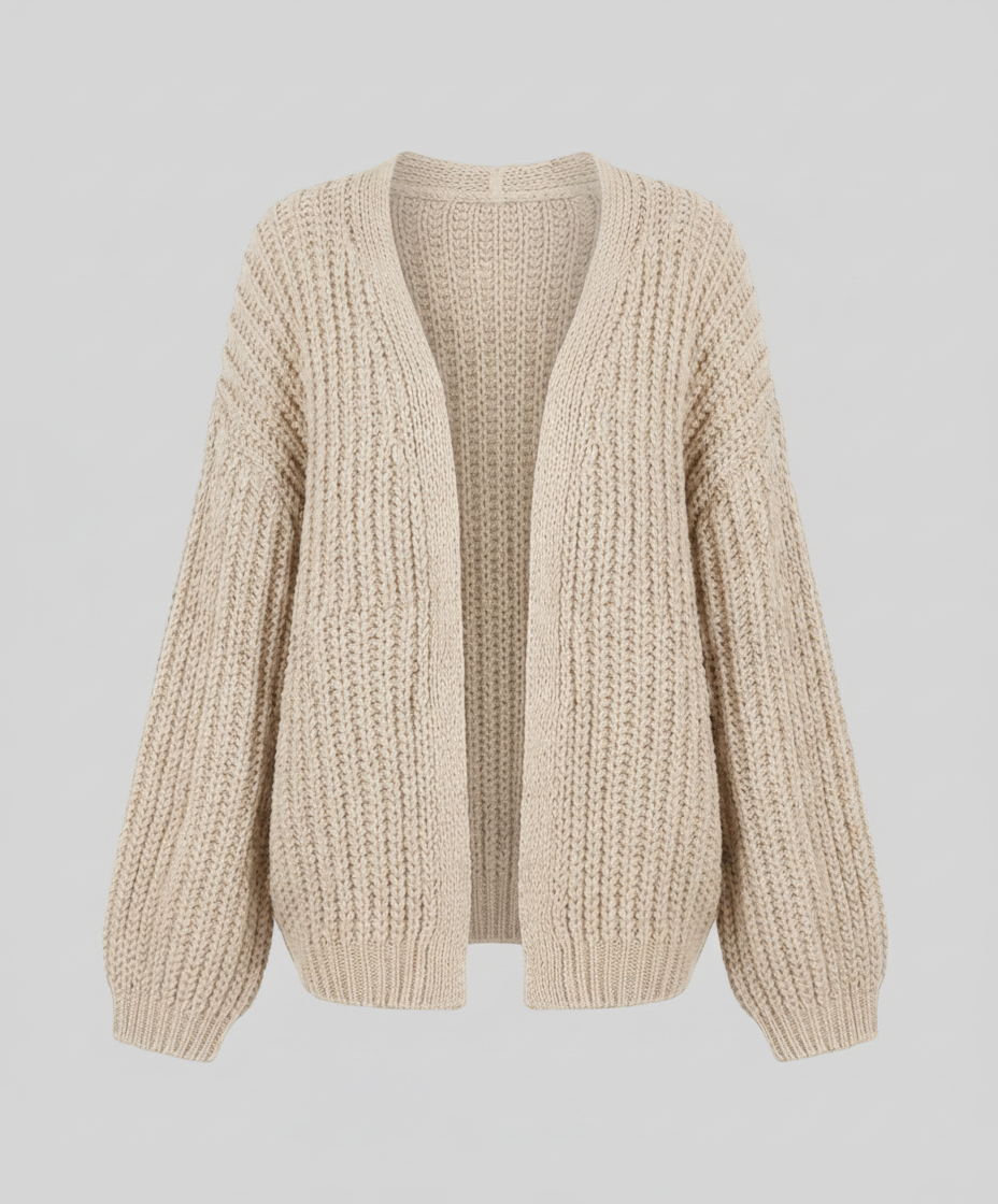Bequeme Strickjacke Damen Langarm | R&B