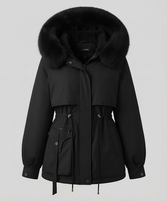 Warme Pelz Winterjacke Damen | R&B