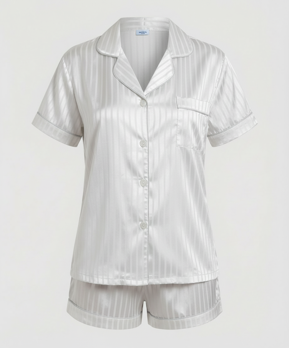 Satin Komfort Pyjama Set Damen | R&B