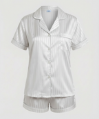 Satin Komfort Pyjama Set Damen | R&B