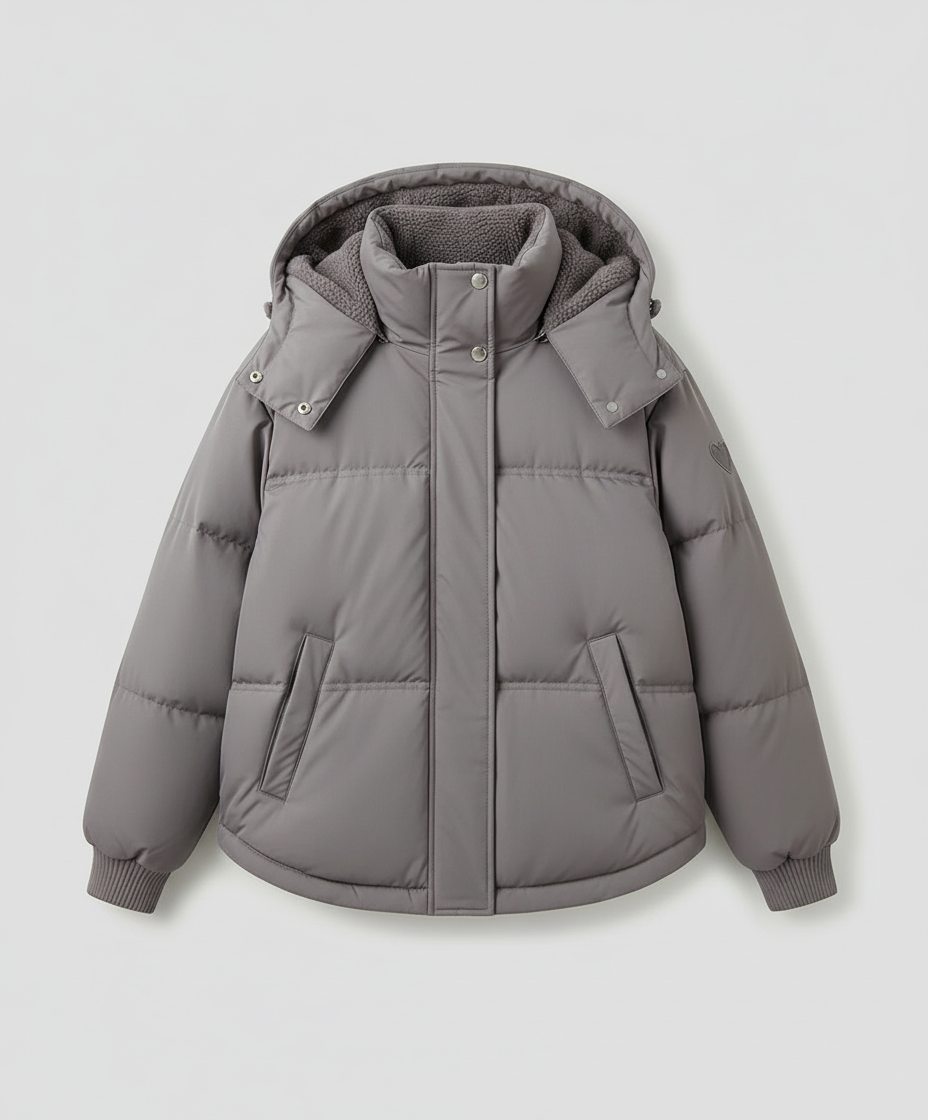 Warme Damen Winterjacke Gepolstert | R&B