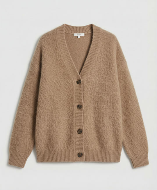 Kuschelige Mohair Strickjacke Damen | R&B
