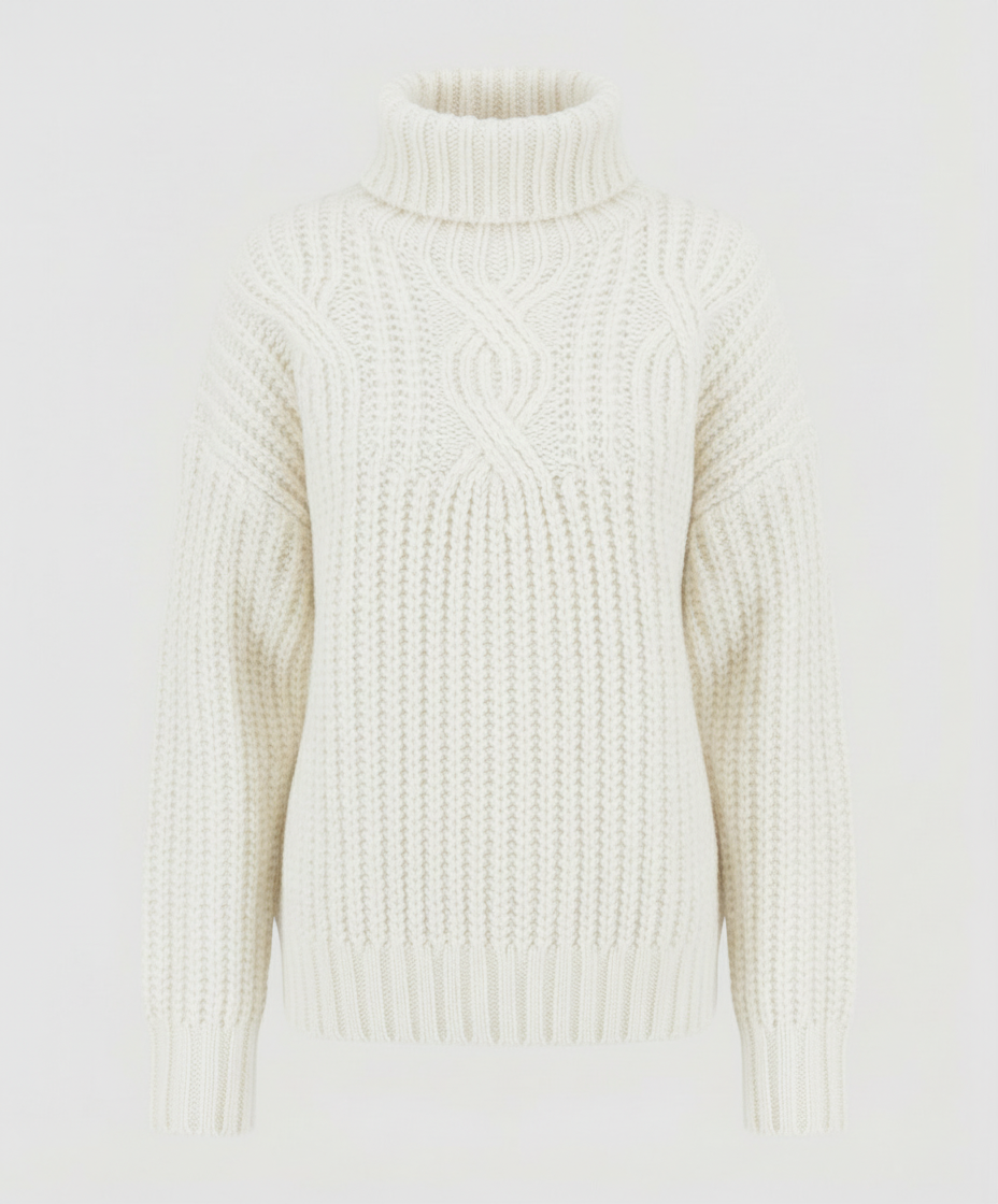 Bequemer Rollkragenpullover Damen | R&B