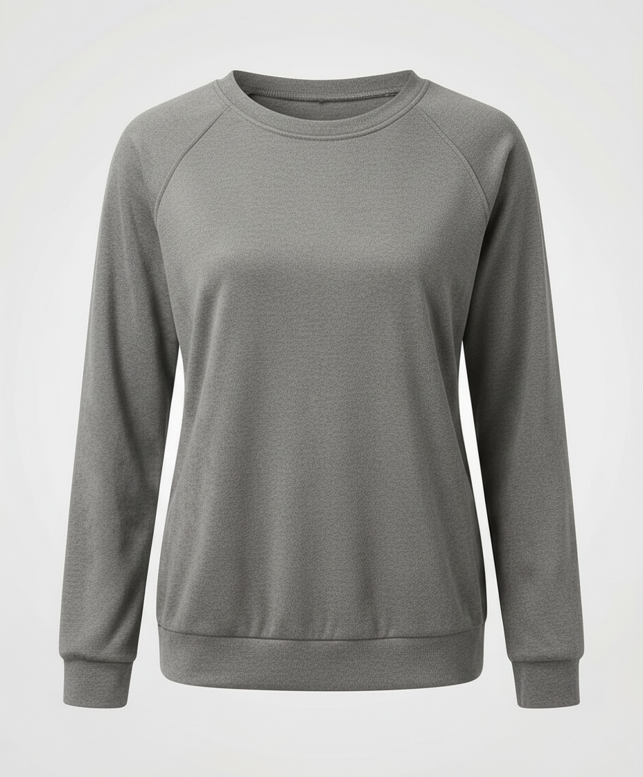 Bequemes Rundhals Sweatshirt Damen | R&B
