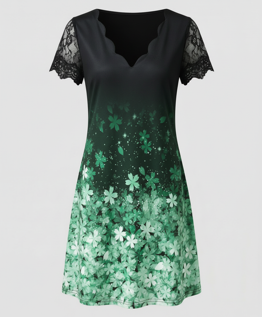 Elegantes Detail Kleid Damen | R&B