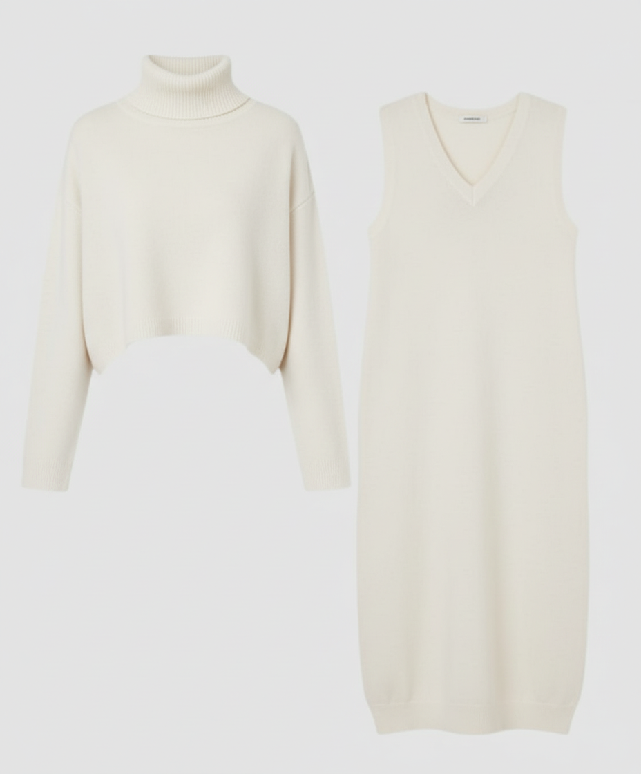 Elegantes Jersey Midikleid Damen | R&B
